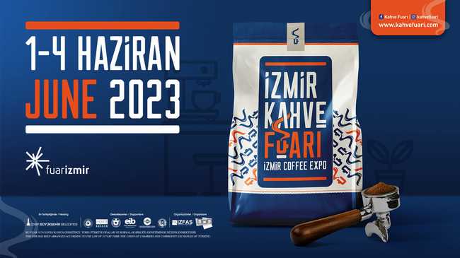 İzmir Kahve Fuarı, 1-4 Haziran 2023 tarihleri arasında fuarizmir’de gerçekleştirilecek. Fuar, sektör profesyonelleri olduğu kadar kahve meraklıları için de buluşma noktası olacak. 