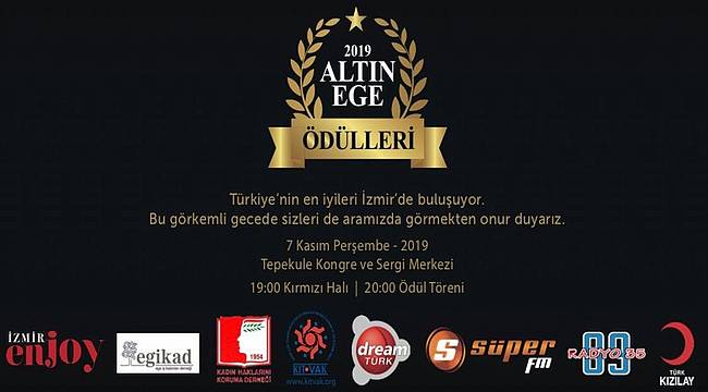 Altın Ege Ödülleri Sahiplerini Buluyor 