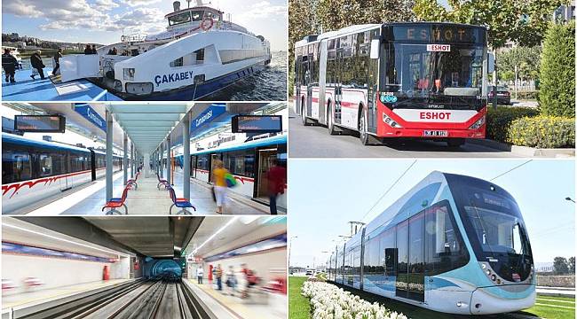 İzmir'de 29 Ekim'de ulaşım 1 kuruş