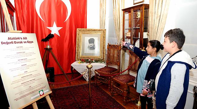 Atatürk'ün eşyaları Latife Hanım Köşkü'nde 