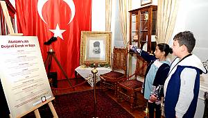 Atatürk'ün eşyaları Latife Hanım Köşkü'nde 