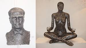 Cıvata ve somunlar Norm ile sanat eserine dönüştü 