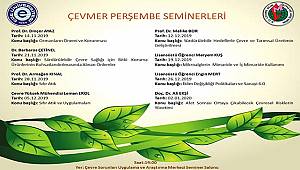 Ege'de "ÇEVMER Perşembe Seminerleri" başladı