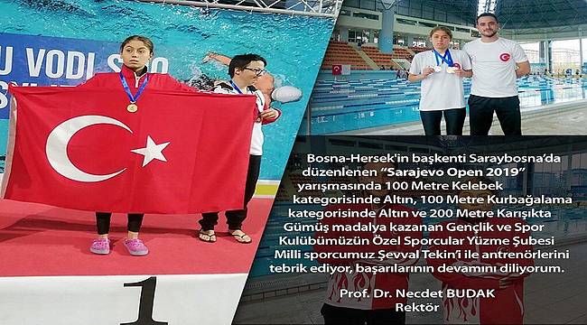 Ege'nin en özel sporcusundan 2 altın 1 gümüş madalya 