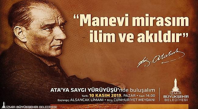 İzmir'de Atatürk için özel anma programı 