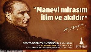 İzmir'de Atatürk için özel anma programı 