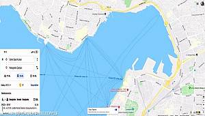 İzmir'de deniz seferleri Google Haritalar'a girdi