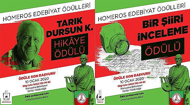 Karşıyaka Belediyesi'nden Homeros Edebiyat Ödülleri  