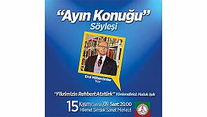 Karşıyaka'da "Ayın Konuğu" Erol Mütercimler  