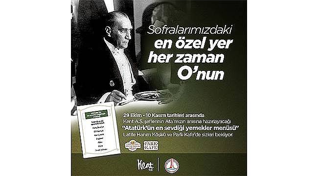 Karşıyaka'dan 10 Kasım anısına Atatürk sofrası 