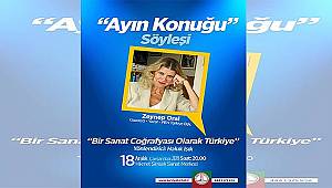 Karşıyaka'da "Ayın Konuğu" Zeynep Oral 