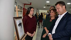 Menemen Belediyesi kursiyerlerinden sergi 