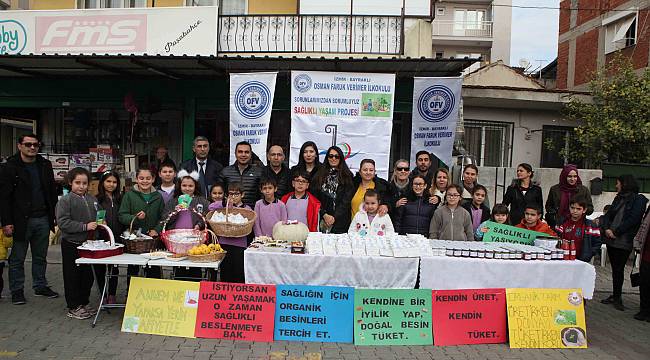 Öğrenciler sağlıklı beslenmeye dikkat çekti  