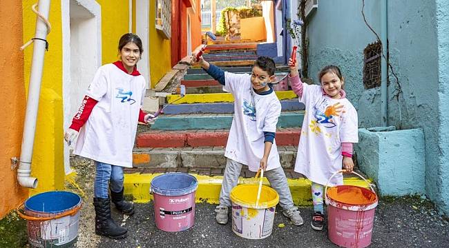 "Renkli Proje" Lale Mahallesi'nde hayatı değiştirdi 