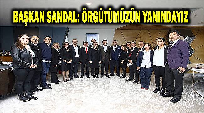 Susmuş ve ekibinden Başkan Sandal'a ziyaret 