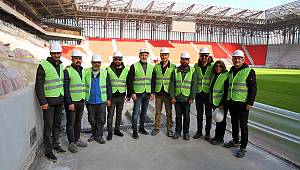 TSYD İzmir Şubesi, Göztepe'nin yeni stadını gezdi 