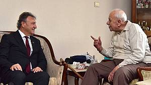 Başkan İduğ'dan eski başkana vefa ziyareti  