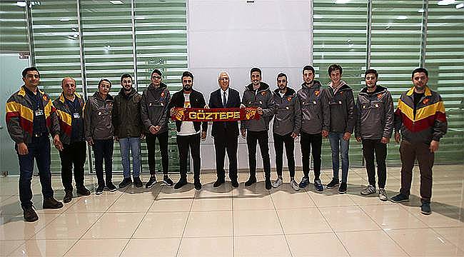 Başkan Selvitopu'na 'Göztepe' ziyareti  