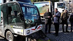 Bergama'nın temizlik araç filosu yenilendi 