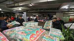 Dayanışma kamyonu Buca'dan Elazığ'a yola çıktı 