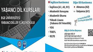 Ege'de "Yabancı Dil Kursları" başlıyor