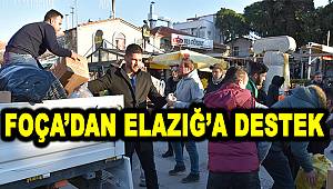Foça'dan Elazığ'a Destek   