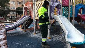 Konak'ta hijyenik ve sağlıklı parklar 