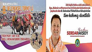 Menemen 8. Geleneksel Türkelli Deve Güreşleri'ne hazır 