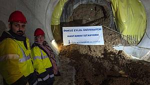 Narlıdere Metrosu'nda üçüncü istasyona ulaşıldı 