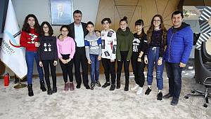 Ortaokul öğrencilerinden çevreci proje 