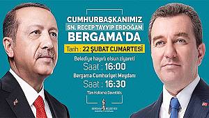 Cumhurbaşkanı Erdoğan Bergama'ya geliyor 