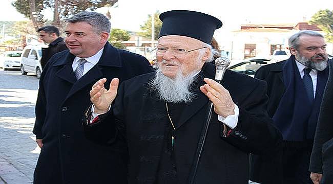 Fener Rum Patriği Bartholomeos Çeşme'de 