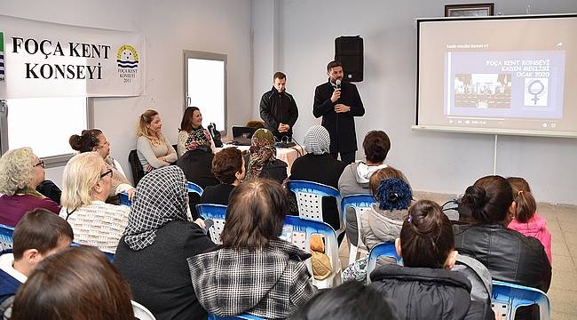 Foça Kent Konseyi'nden Kadın Dayanışması   