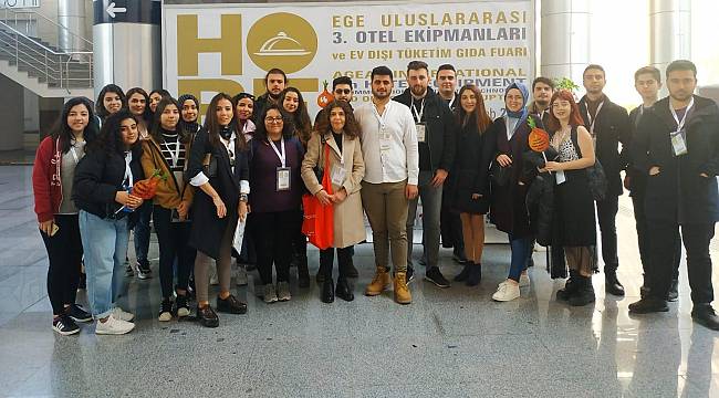 FOÇA TURİZM FAKÜLTESİ ÖĞRENCİLERİ HORECA FAIR'DE 