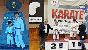 Foçalı Karateci Kardeşler Kuşadası'nda Madalyaları Topladılar!
