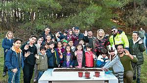 İzmirli çocuklar meşe palamudu ekti 