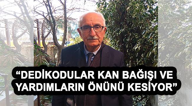 Kızılay Foça Şubesi Başkanı Muharrem Yeşilkaya vatandaşı duyarlı olmaya çağırdı