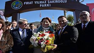 Meral Akşener, Fırat Çakıroğlu Parkı'nın açılışını yaptı 