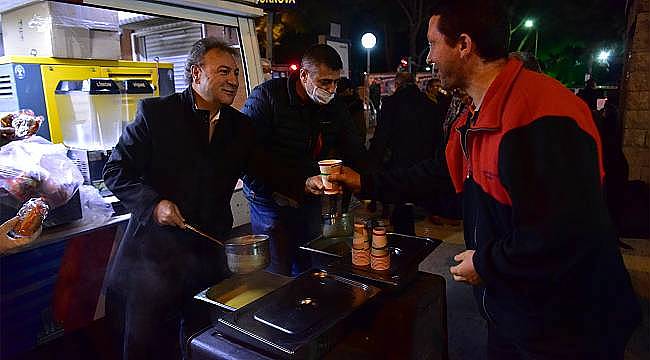 Sabah çorbası Bornova Belediyesi'nden  