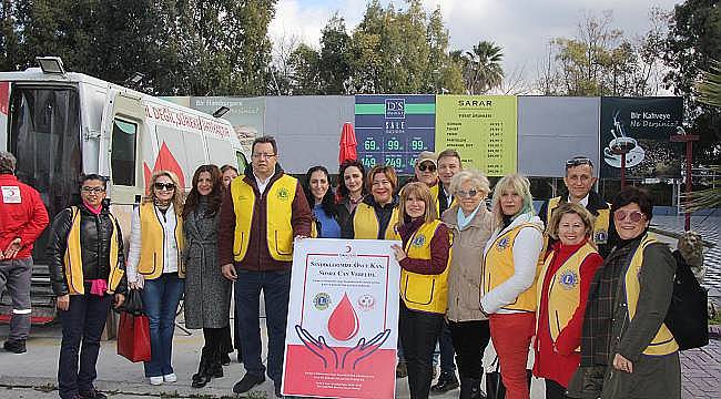 Uluslararası Lions Dernekleri'nden kan bağışı 