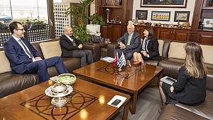 Yunanistan büyükelçisinden Büyükşehir'e ziyaret 