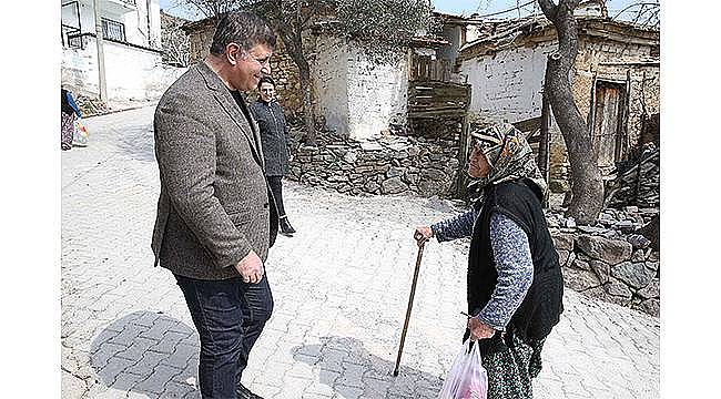 Başkan Tugay'dan köylere Korona turu 