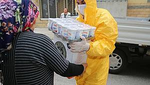 Buca Belediyesi'nden ihtiyaç sahiplerine koronavirüs desteği 
