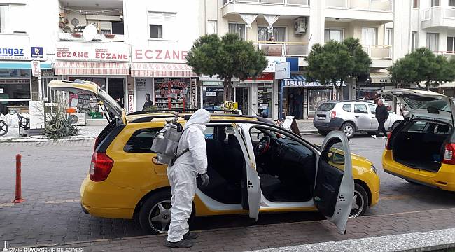 Dezenfeksiyon çalışmaları ilçelerde de sürüyor 