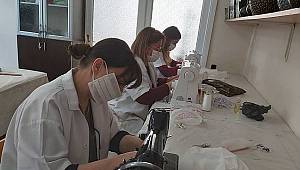 Menemen Belediyesi maske üretimine başladı