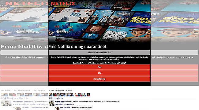 Ücretsiz Netflix üyeliği mesajlarına dikkat! 