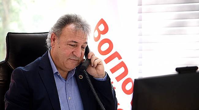 Başkan İduğ'dan "Evde misiniz?" telefonu 