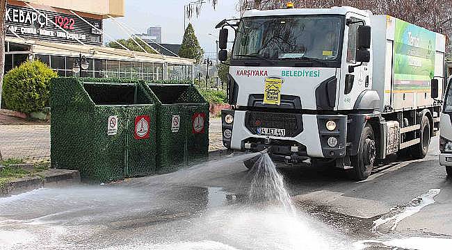 Karşıyaka'da salgınla mücadele atağı: Dip bucak dezenfeksiyon! 