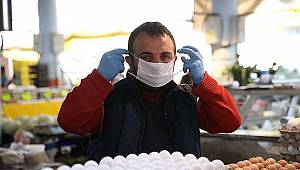 Karşıyaka'nın pazar yerlerinde 'korona' denetimi! 