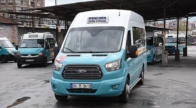 Menemen Belediyesi'nden minibüs ve otobüs esnafına destek 